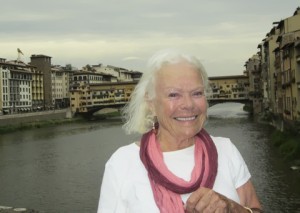 The Ponte Vecchio behind me- Florence 2013